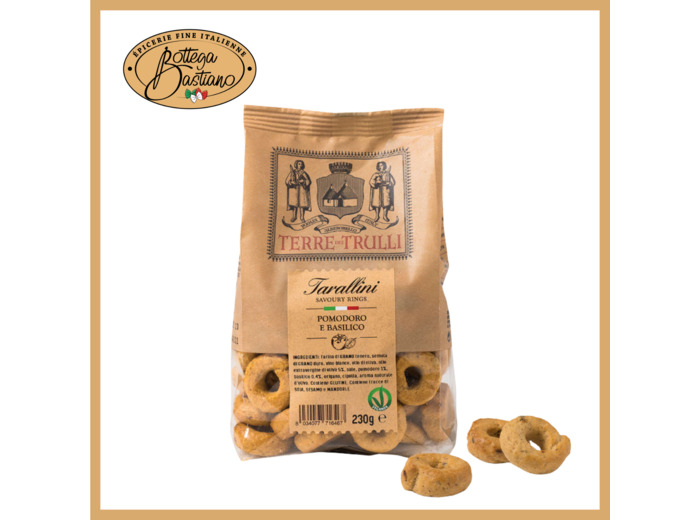 Tarallini tomate et basilic 230g