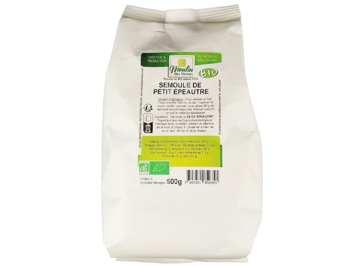 Semoule de Petit Epeautre 500g Bio