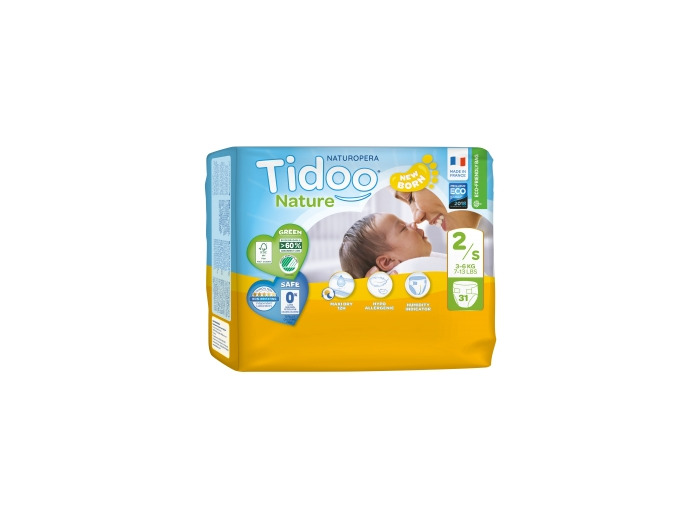 31 Couches Single Pack (T2/S) 3/6kg