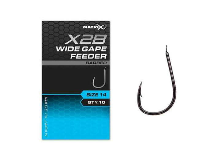 hook X2B wide gape feeder matrix
