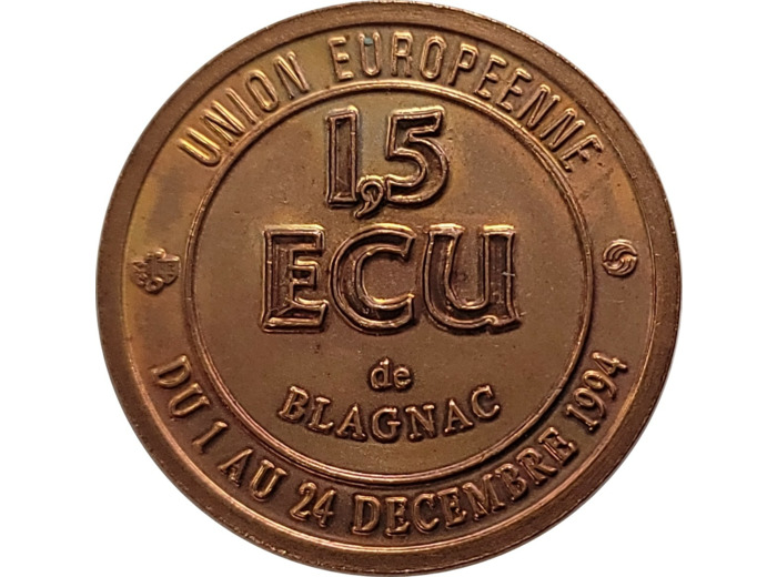 EURO TEMPORAIRE 1.5 ECU DE BLAGNAC 1994 UNC