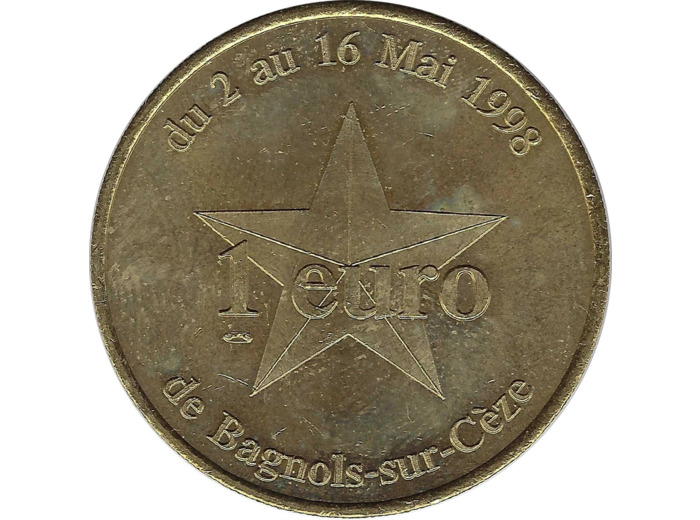 EURO TEMPORAIRE 1 EURO DE BAGNOLS-SUR-CEZE 1998 UNC