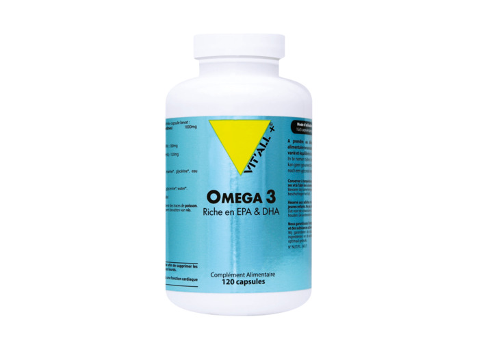 Oméga 3-1000mg-120 capsules-Vit'all+