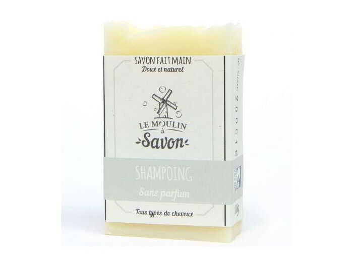 Shampoing solide sans parfum-100g-Moulin à savon