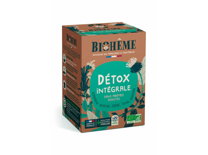 Tisane detox integrale 20x1,5g Biohême