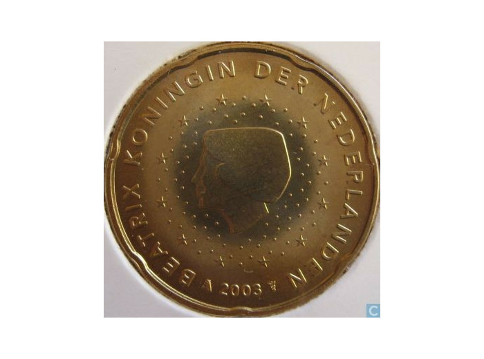 HOLLANDE   (PAYS-BAS) 2003 20 CENTIMES SUP