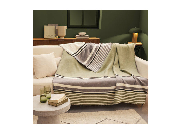 Plaid IONA VERT Garnier-Thiebaut