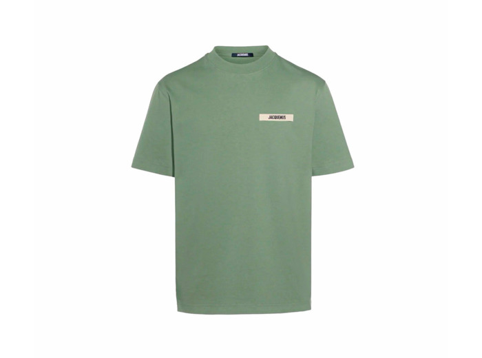 Jacquemus Le t-shirt Gros Grain Khaki
