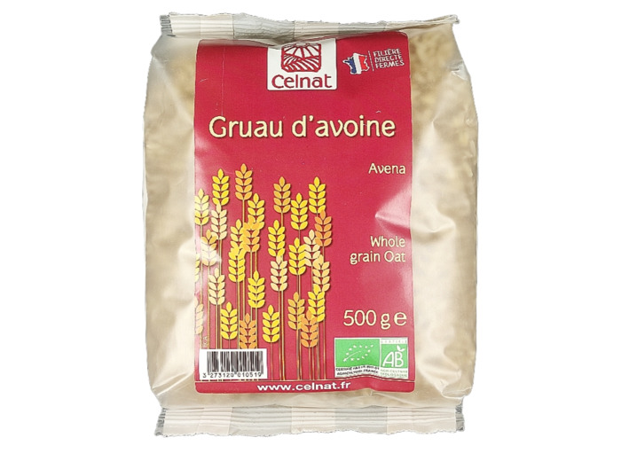 Gruau d'Avoine 500g Bio