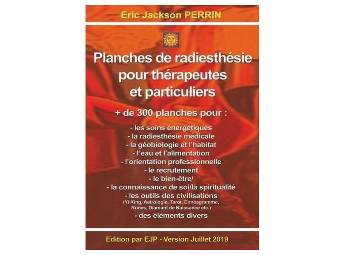 Planches de radiesthésie pour thérapeutes et particuliers -