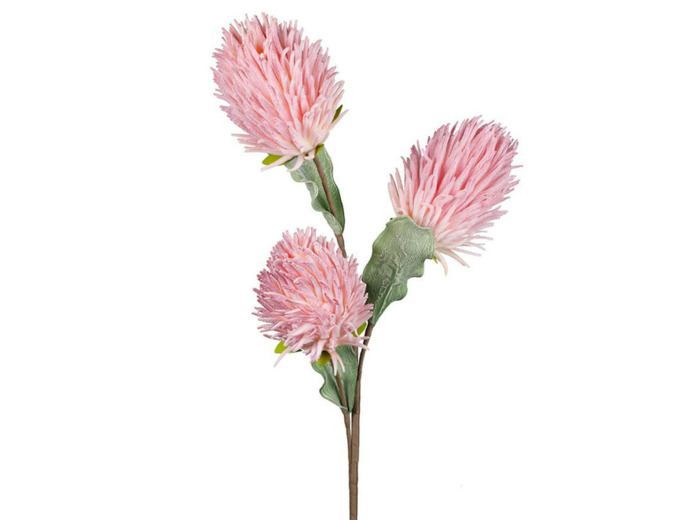 Fleur Artificielle Dofrie Rose Poudré Tige Géante 100cm