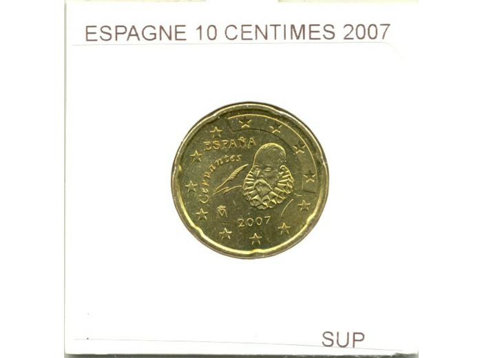 ESPAGNE 2007 20 CENTIMES SUP