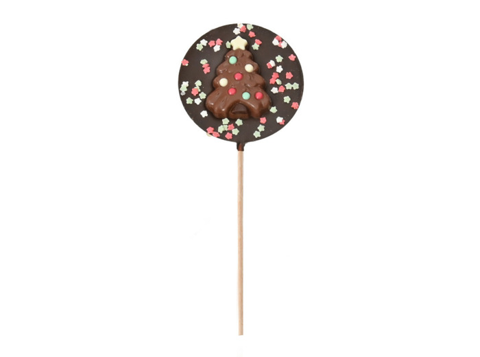 Sucette Chocolat Noir Noël