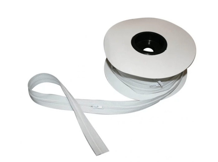 Rouleau de fermeture à glissière 5mm Blanc 101 25m H21414