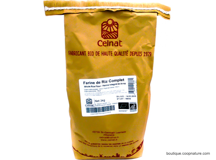 Farine de Riz Complet Bio 3kg