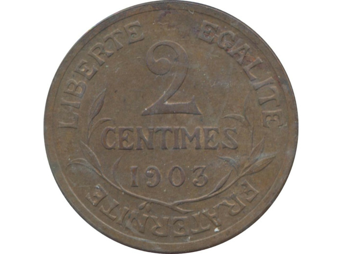 FRANCE 2 CENTIMES DUPUIS 1903 TTB+