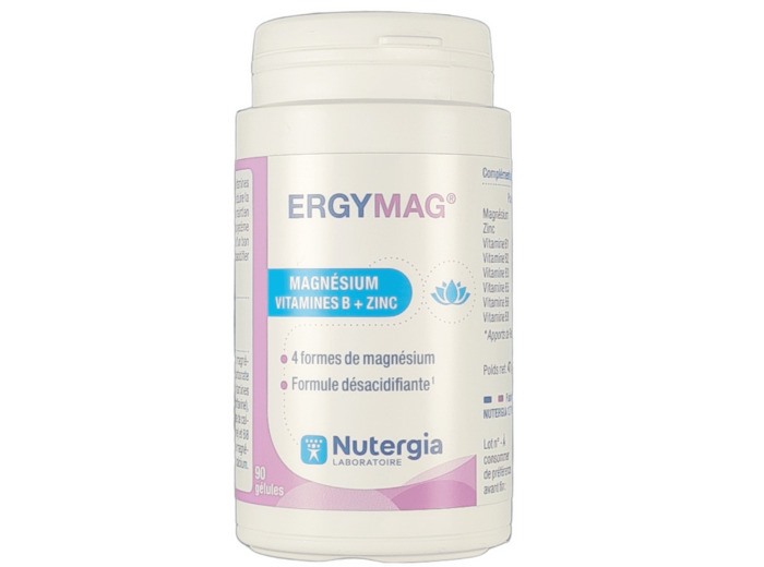 Ergymag Magnésium Vitamines B+Zinc 90 Gélules