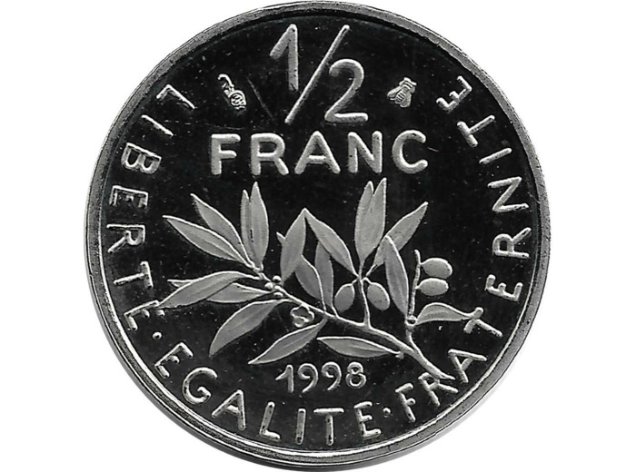FRANCE 1/2 FRANC ROTY 1998 BE