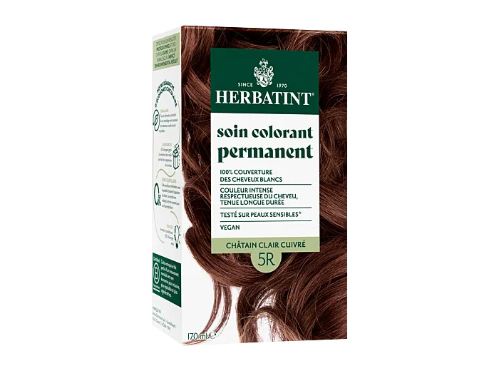 Coloration Chatain Clair Cuivré-5R-170ml-Herbatint
