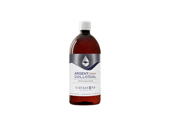 Argent colloïdal 20 PPM 1 litre