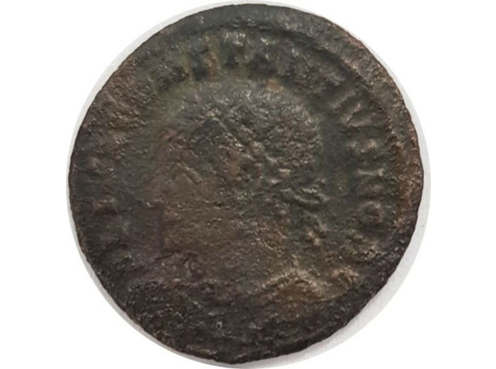 CONSTANCE II CESAR (324-337) AE FOLLIS VIRTVS CAESS S-F 2gr36