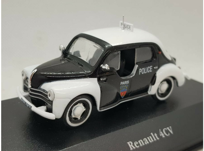 RENAULT 4 CV POLICE 1/43 BOITE D'ORIGINE