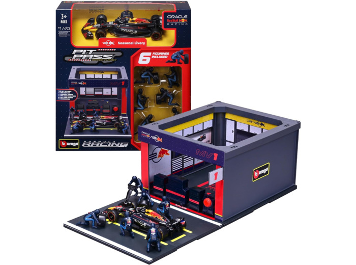 Bburago - Pit Stop Red Bull RB20 (2024) #1 Verstappen - 1/43