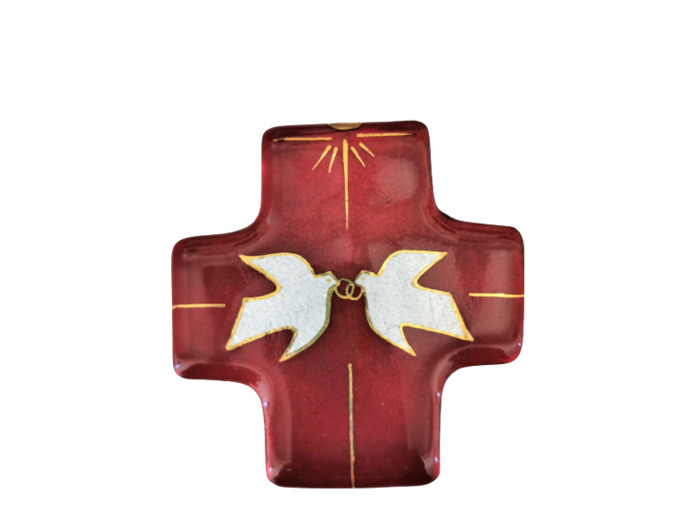 Alliance rouge 7,7X8cm - EMAUX DU LIBAN
