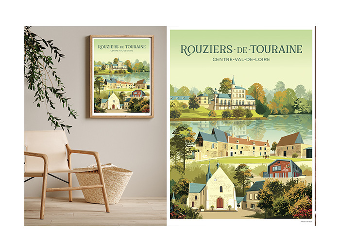 ROUZIER-DE-TOURAINE POSTER