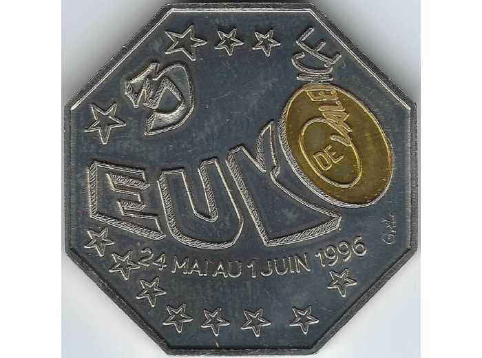 EURO TEMPORAIRE 3 EURO DE VALENCE EN JAZZ 1996 UNC