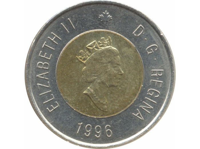 CANADA 2 DOLLARS 1996 TTB