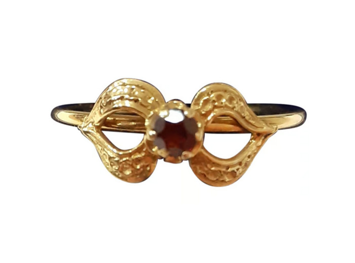 Bague Solitaire en or jaune