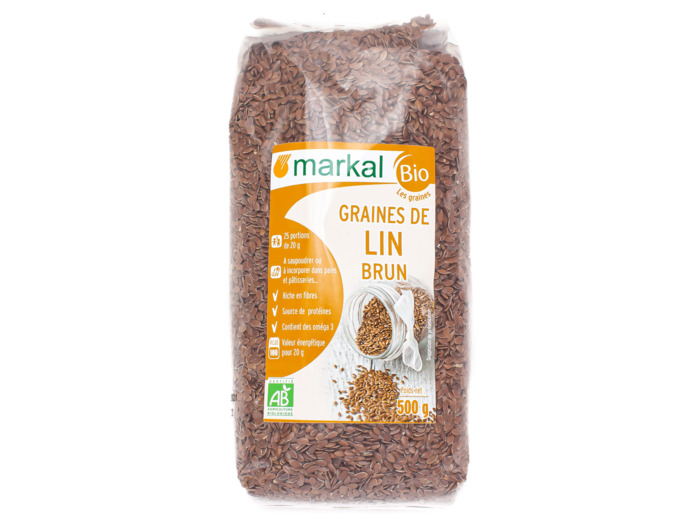 Graines de Lin Brun Bio 500g