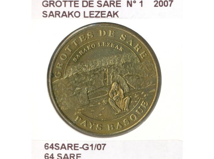 64 SARE GROTTE DE SARE N1 SARAKO LEZEAK 2007 SUP-