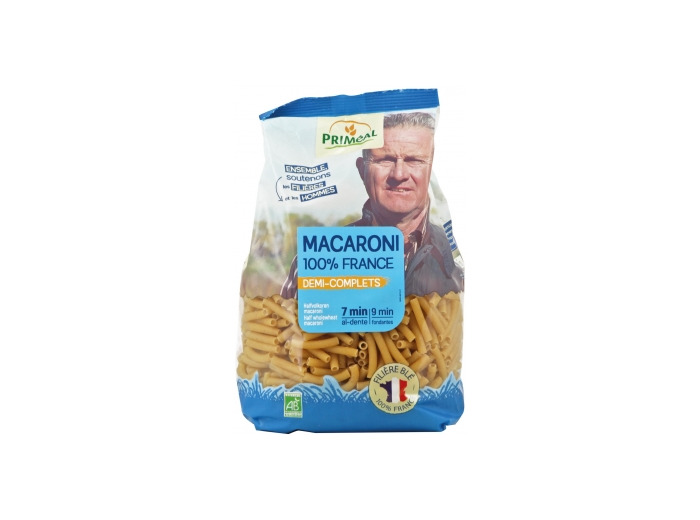 Macaroni demi complets 500g