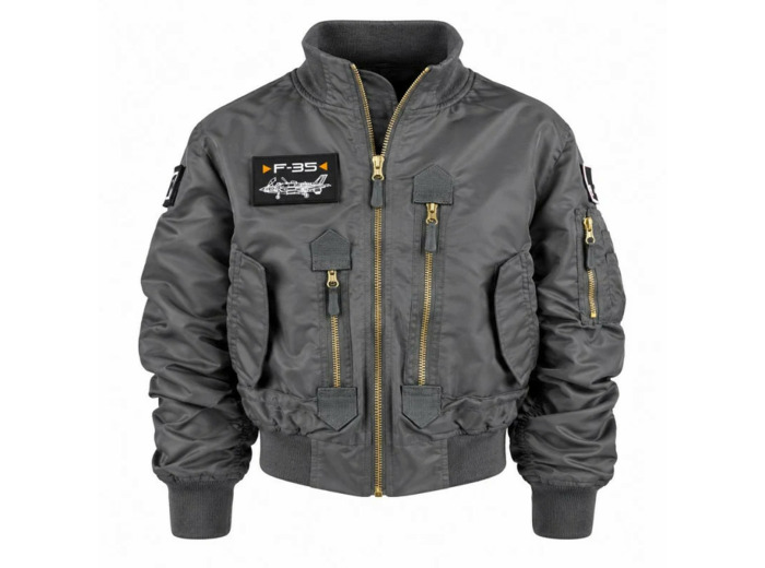 Blouson aviateur enfant F-35 – Veste pilote US Air Force Fostex