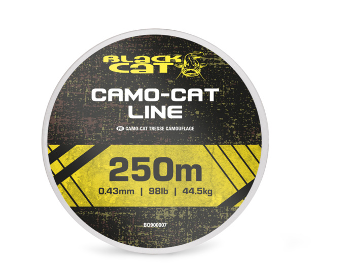 camo cat line 250m black cat