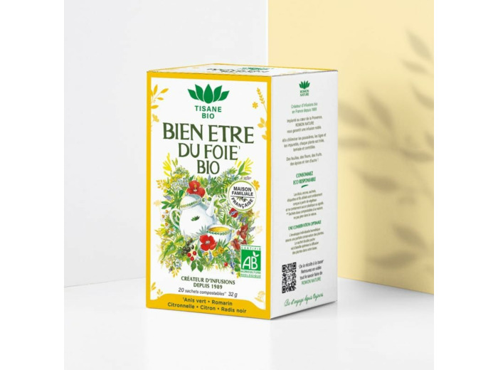 TISANE BIEN-ÊTRE DU FOIE 20X1,6G Romon Nature