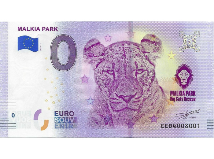 SLOVAQUIE 2019-1 MALKIA PARK BILLET SOUVENIR 0 EURO TOURISTIQUE NEUF