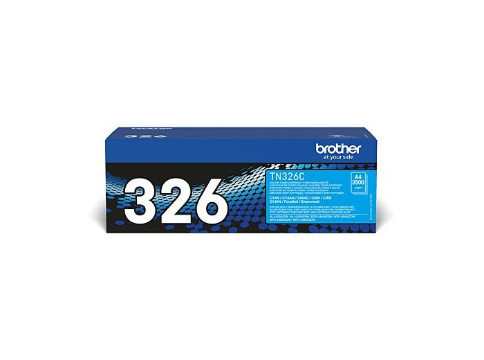 Brother - Cartouche de toner Cyan - TN-326C