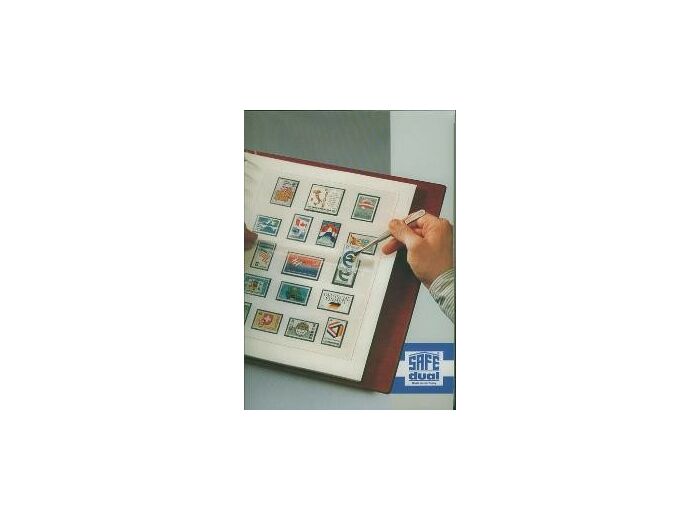RELIURE+BOITIER+Album (60 feuilles) Pré-imprimé Timbres France 1938 -1959 (safe)