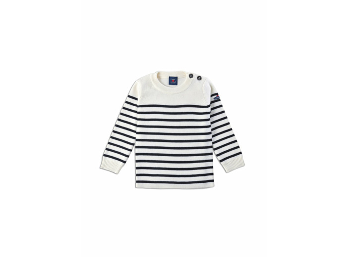 Pull marin rayé enfant Moussaillon