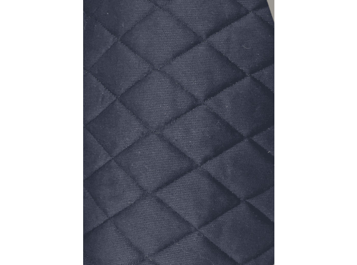 Tissu matelassé Ancotex MARINE pique de coton laize 145cm au mètre