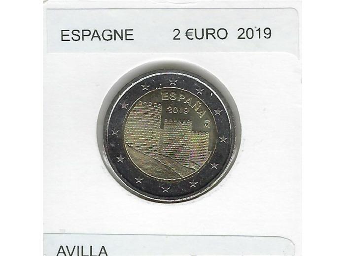 ESPAGNE 2019 2 EURO COMMEMORATIVE AVILLA SUP