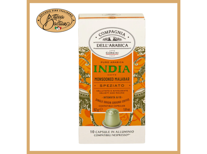 Café India 100% Arabica 10 Capsules 52G