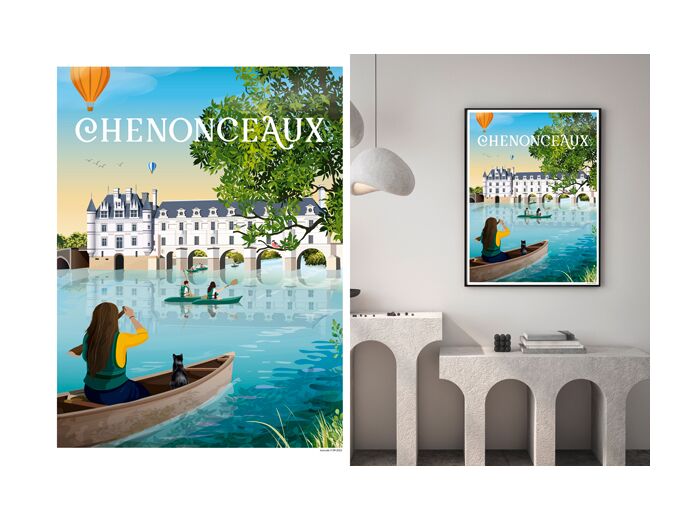CHENONCEAUX-CANOE - POSTERS