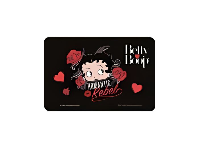 Plaque métal Betty Boop, Romantic Rebel - 20x30 - Déco Us.