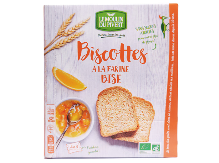 Biscottes À La Farine Bise 270g Bio