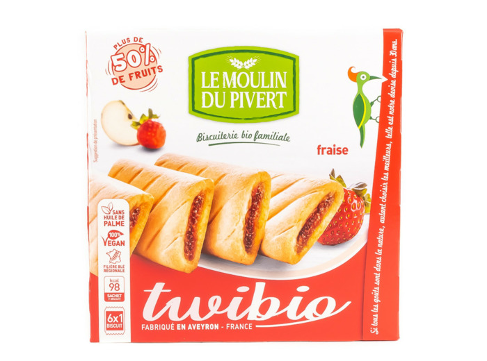 Biscuits Fourrés à la Fraise Twibio Bio 150g