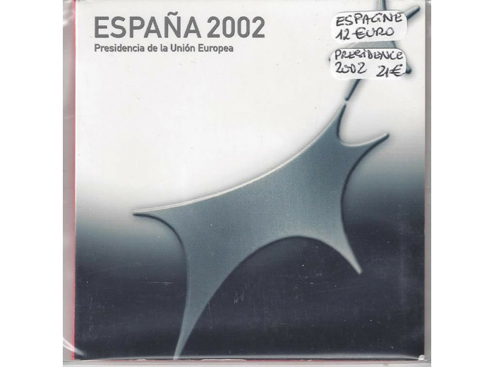 Espagne 2002 12 EURO PRESIDENCE UNION EUROPEENE BU